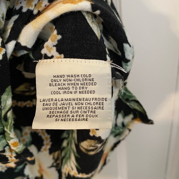 Denim & Supply Ralph Lauren Aloha Hawaiian Leopard print shirt floral EUC 🌺 XL - Picture 10 of 10